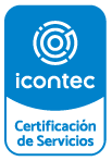 un certificado de calidad turistica de colombia está en un fondo blanco