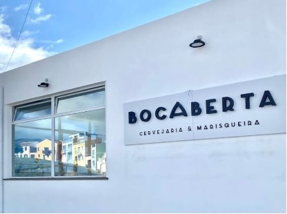 BOCABERTA Cervejaria & Marisqueira. Sul Villas & Spa exterior and signage.