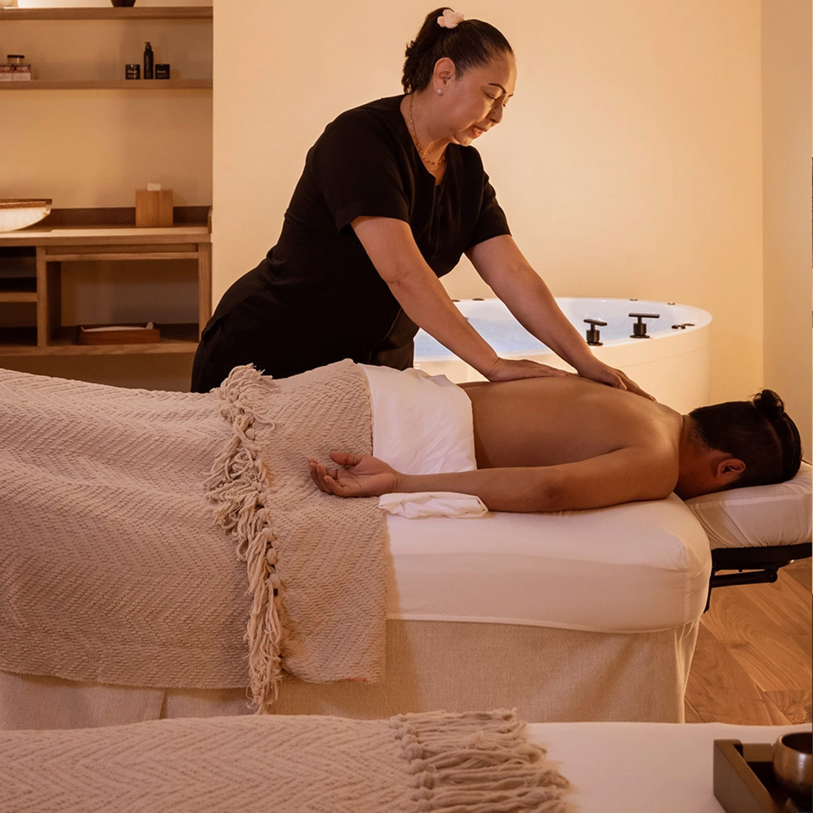 Relaxing massage at Hacienda Tres Rios | Official Page, perfect for a spa getaway.
