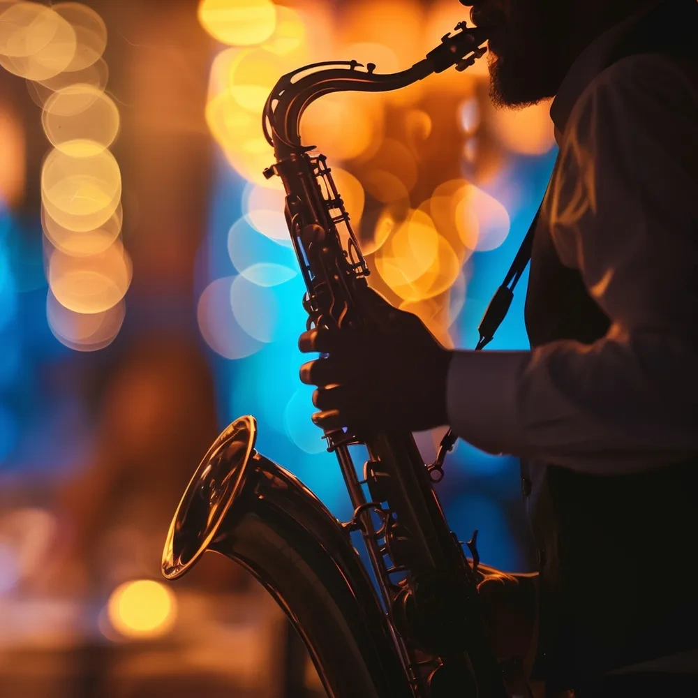 Saxofonista en concierto: Sunset World Resorts: Corporativa.