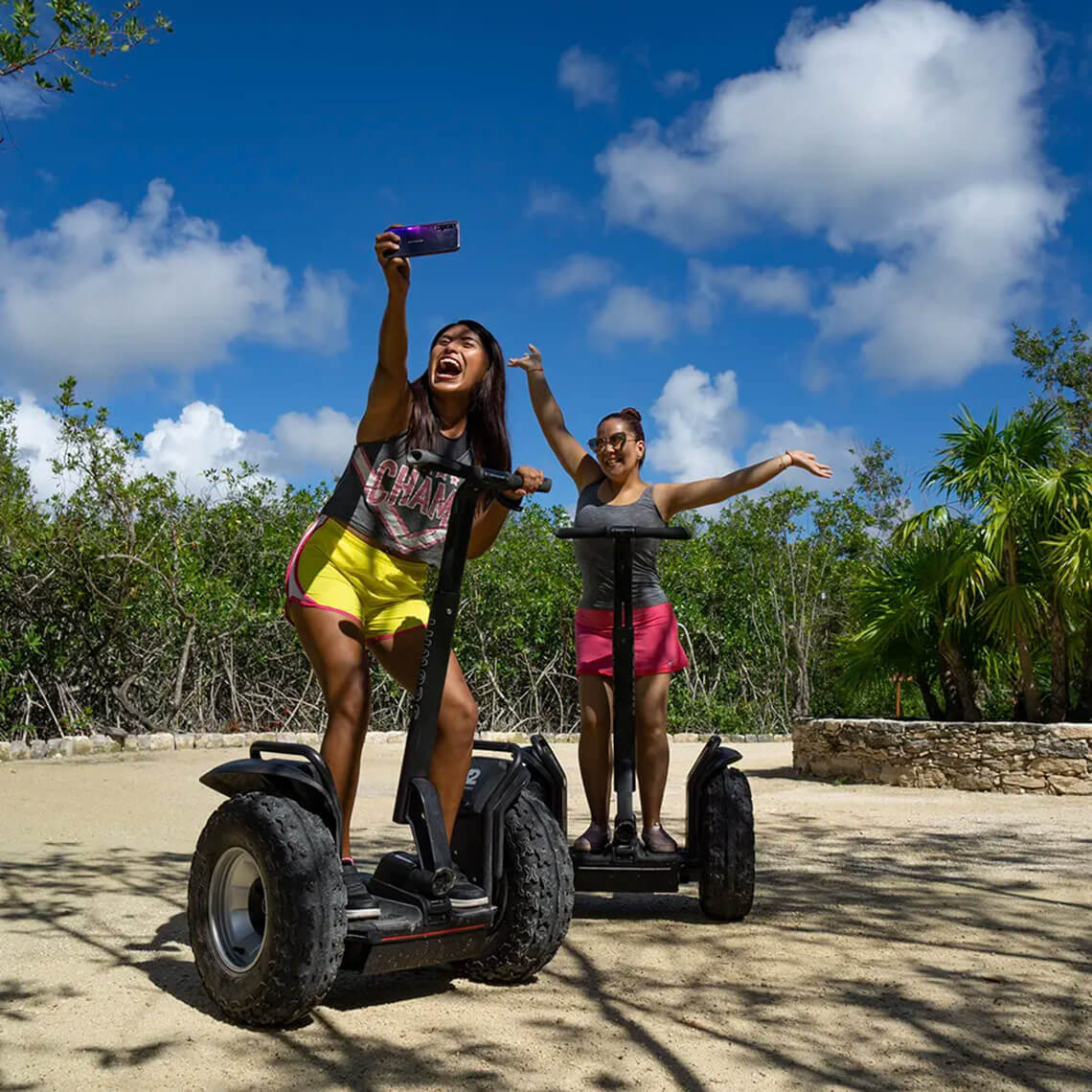 Guests enjoy a thrilling Segway tour at Hacienda Tres Rios | Official Page.