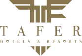 un logotipo para hoteles y resorts tafer