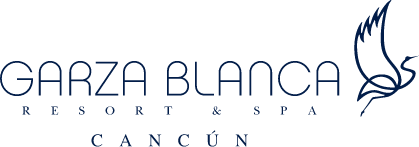 el logotipo de garza blanca resort & spa en cancun