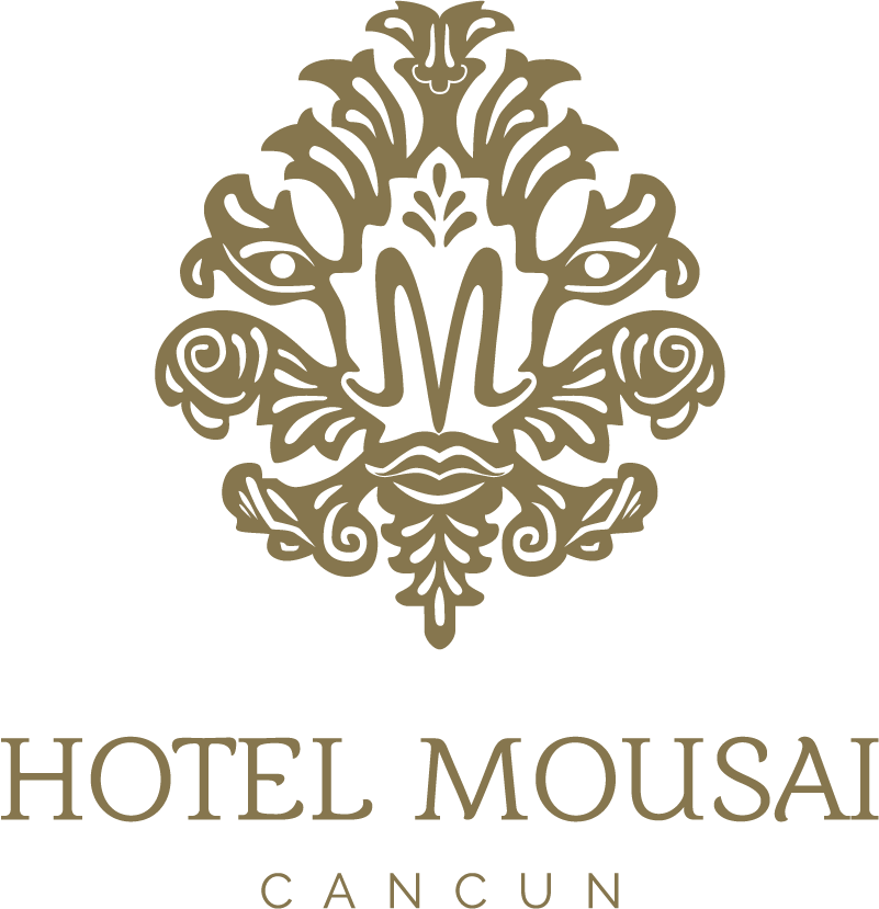 a logo for the hotel mousal puerto vallarta
