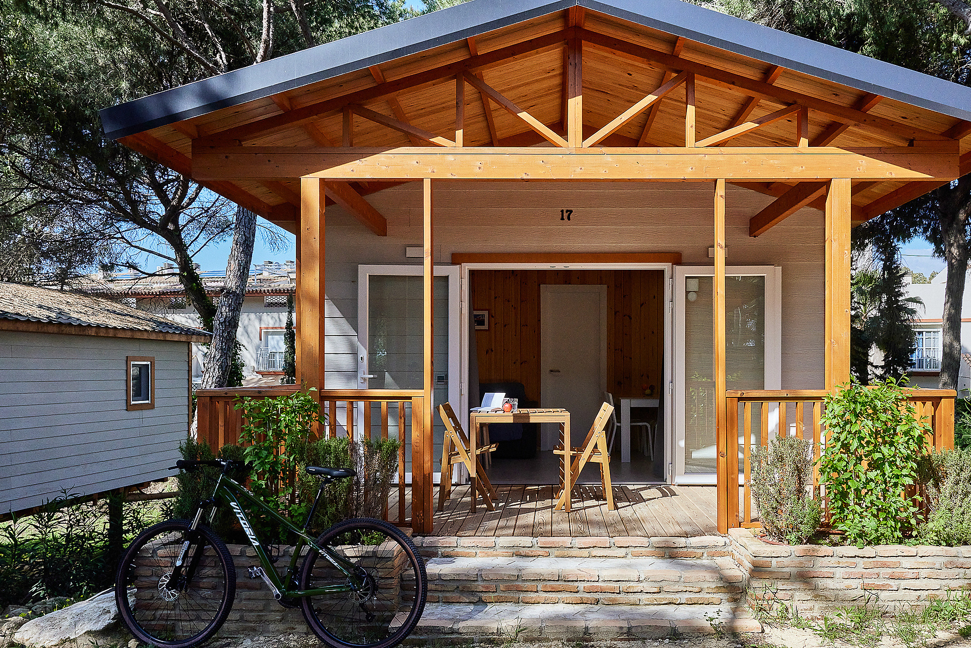 Casa móvil con terraza y bicicleta, ideal para Taiga: Puerto Santa Maria.