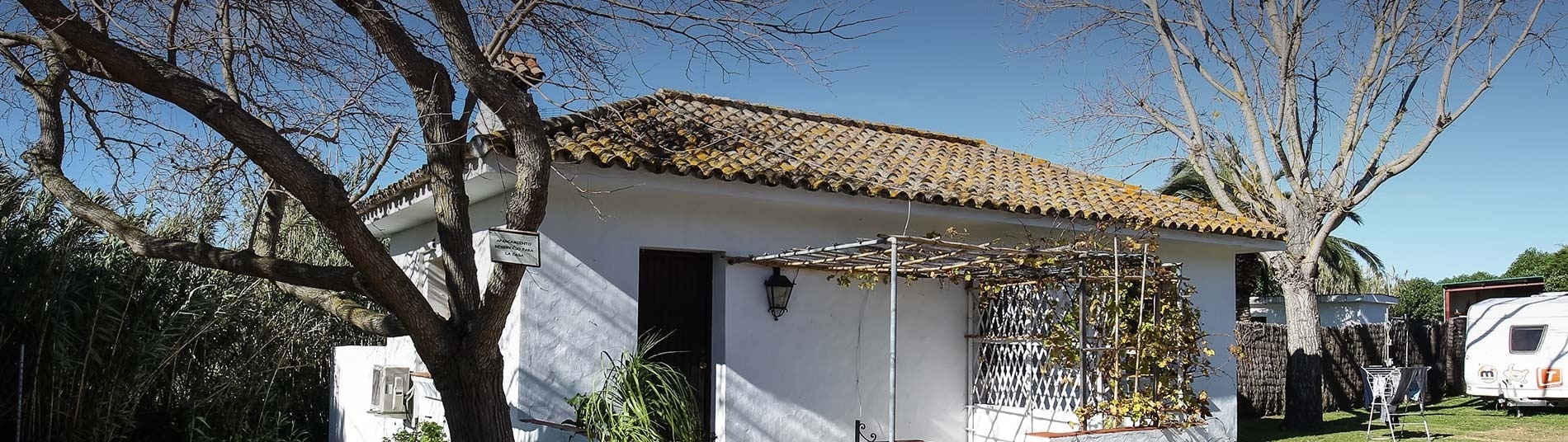 una vista aérea de un parque con algunas casas y árboles