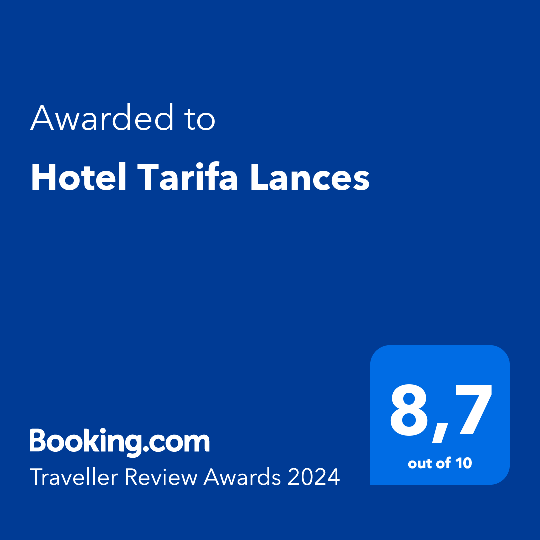 a booking.com traveler review award for hotel tarifa lances