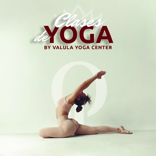 a poster for clases de yoga by valula yoga center