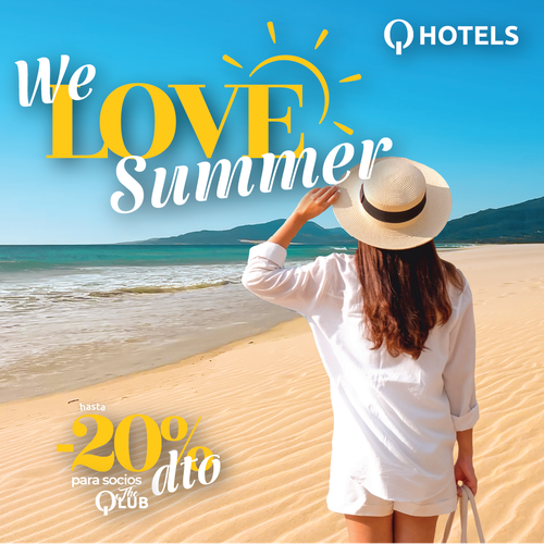 an advertisement for hotels that says we love summer