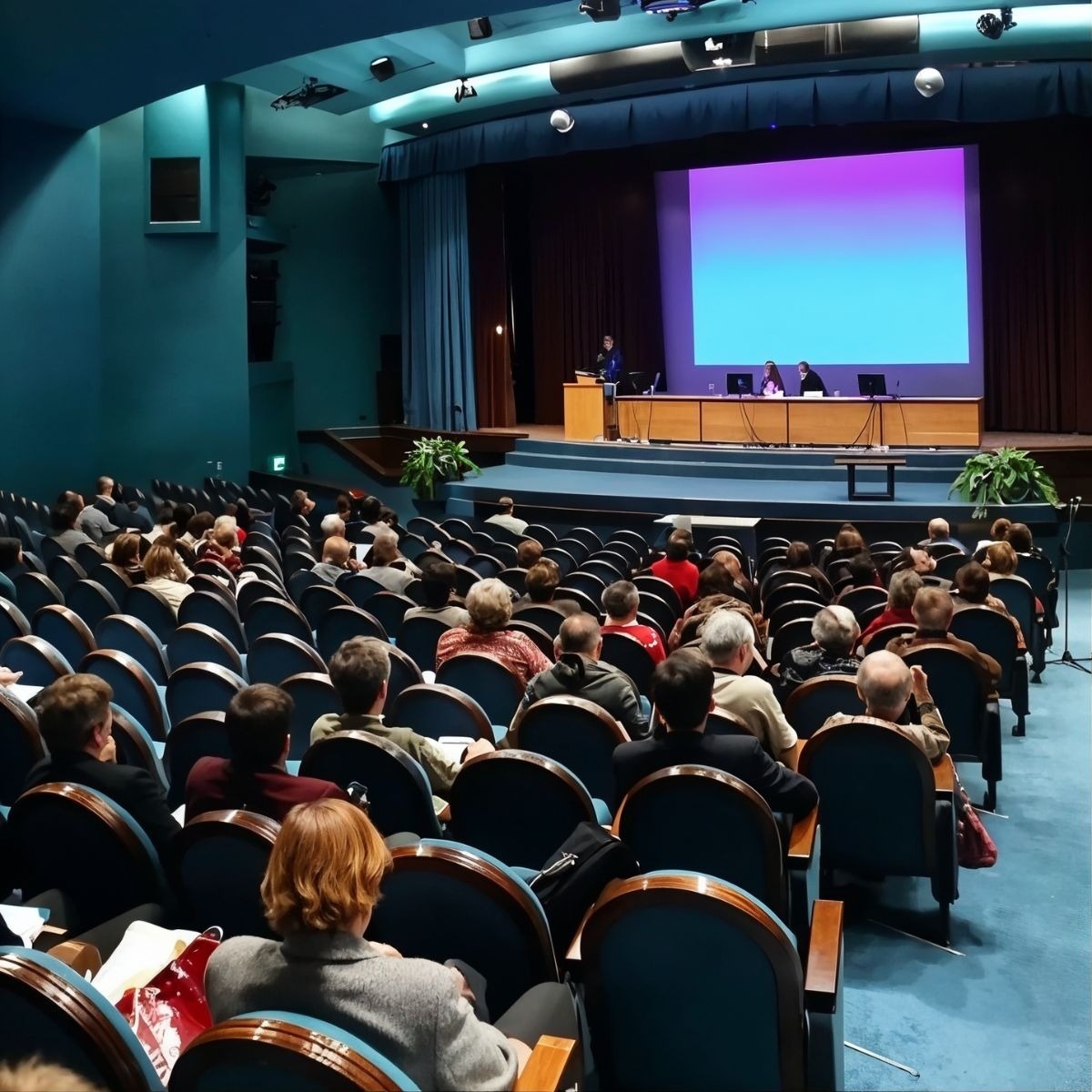 Tequendama Corporate Theater: Audience at a business event in the auditorium