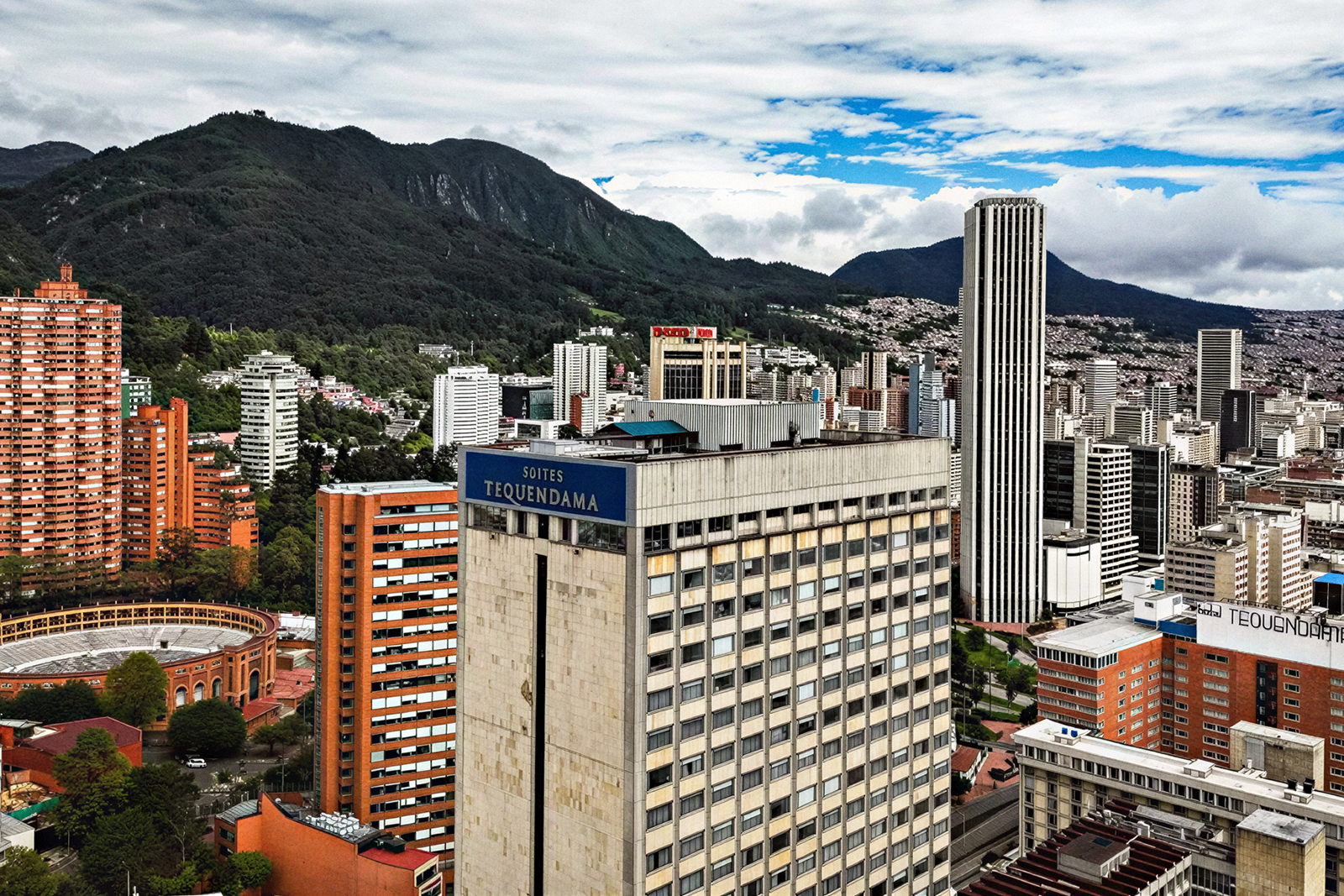 Tequendama Suites Bogotá: City views from modern suites in the heart of Bogotá.
