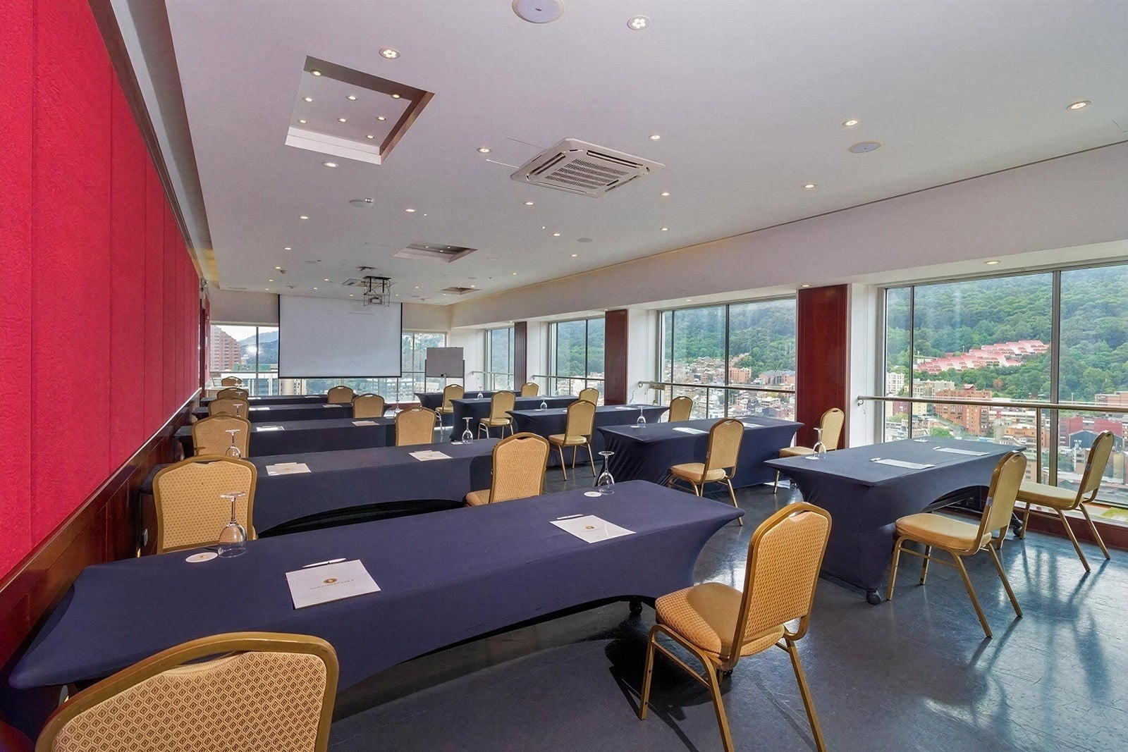 Modern event space at Tequendama Hotels Bogotá, perfect for your next corporate event.