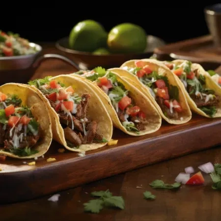 Beef tacos with cilantro and tomato, ideal for your Tequendama Corporate event.