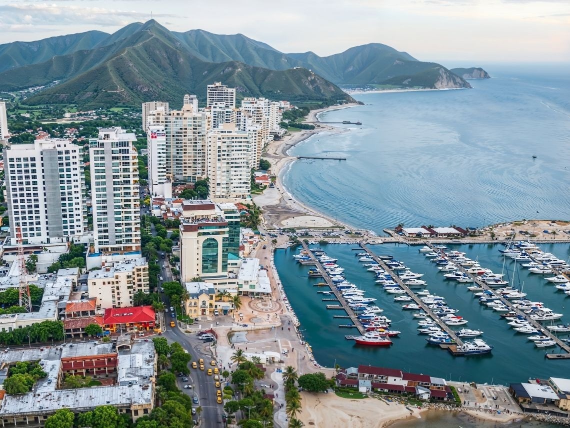 Hotels in Santa Marta | Tequendama | Official Web: Scenic bay view from hotel rooms & marina.