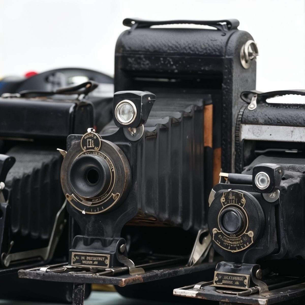 Vintage cameras Tequendama: Corporate, retro style, perfect for events.
