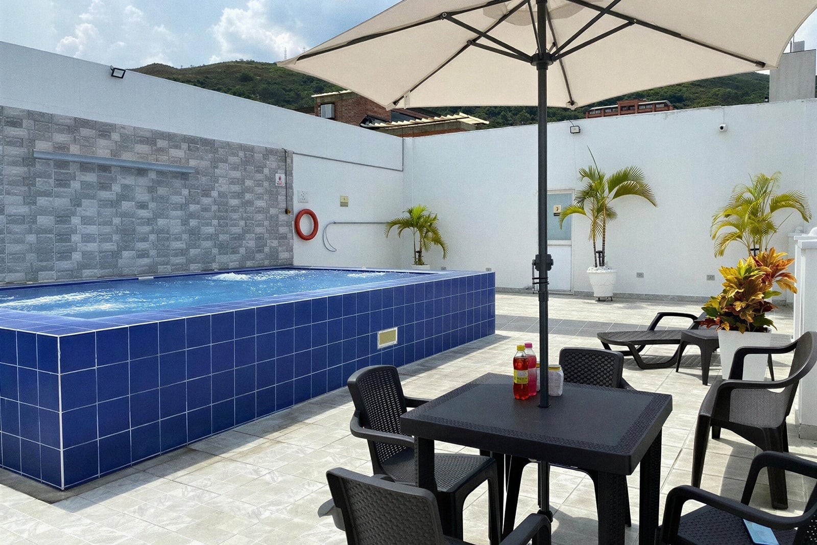 Tequendama: Corporativa rooftop pool, perfect for relaxation.