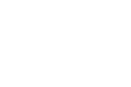 a white logo with two horses and a crown on a black background .