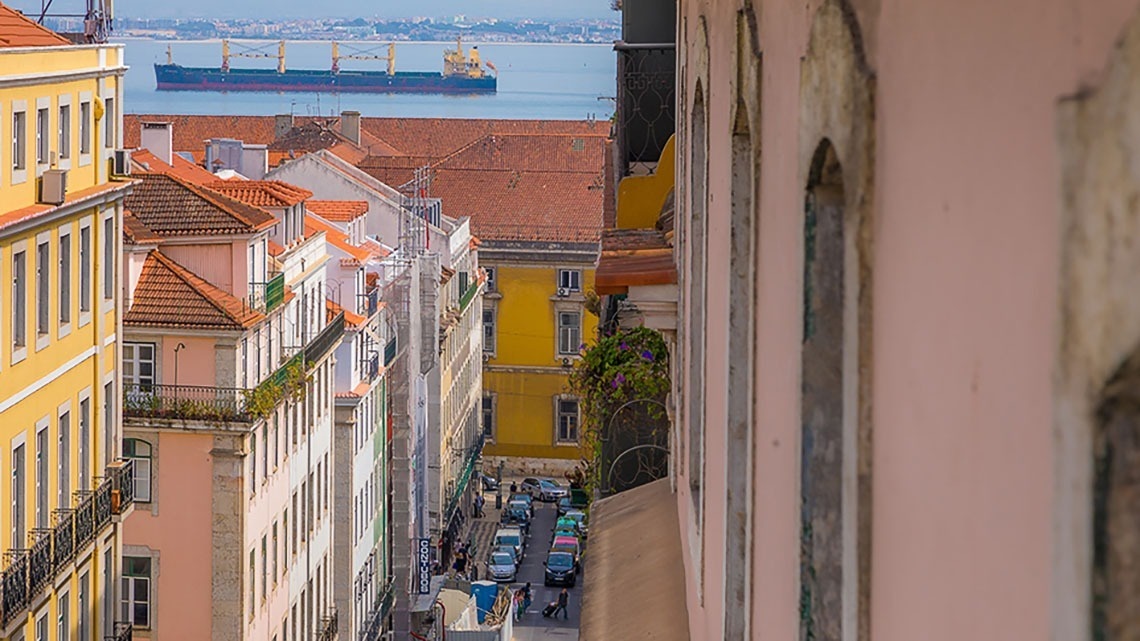 Hotel en el centro histórico de Lisboa