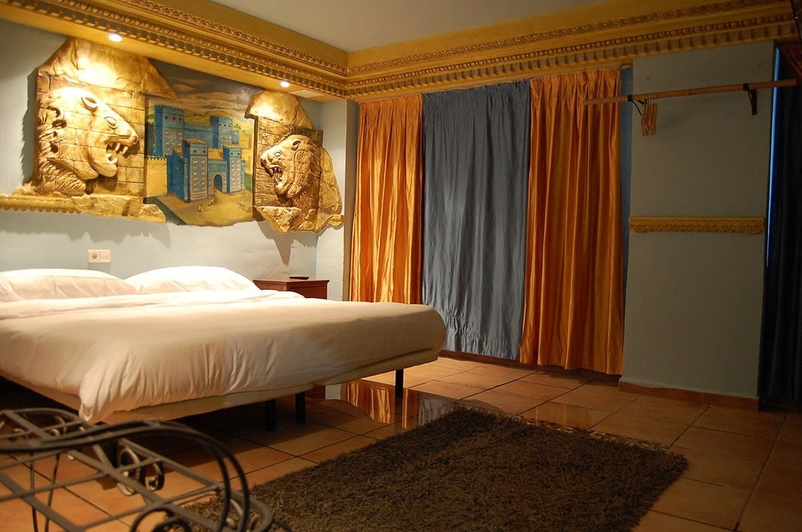 Chambres romantiques dans un hôtel à thème à Valence