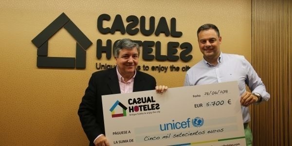 Casual Hotels raccoglie 5.700 euro per l UNICEF in un anno