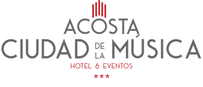 Logo de ACOSTA CIUDAD DE MÚSICA, hotel y eventos. Hotel Acosta Ciudad de la Música