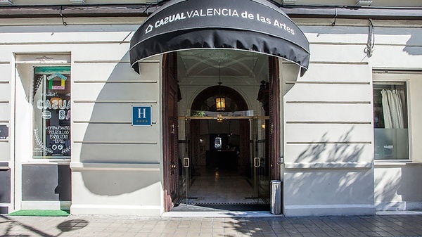 Ingresso del Casual Valencia de las Artes, hotel in Avenida del Puerto