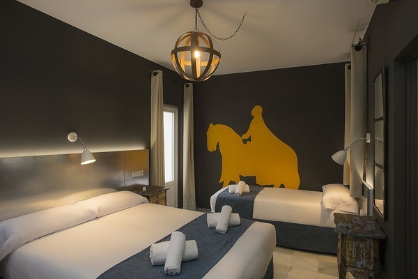 Hotel com quartos românticos em Sevilha