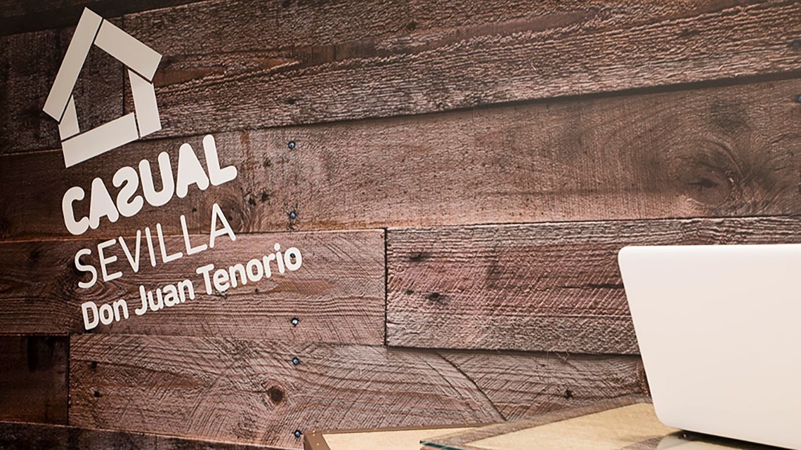 Logo do hotel Casual Don Juan Tenorio no centro de Sevilha