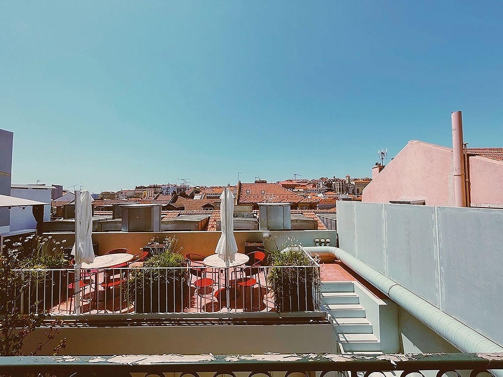 vista para o terraço