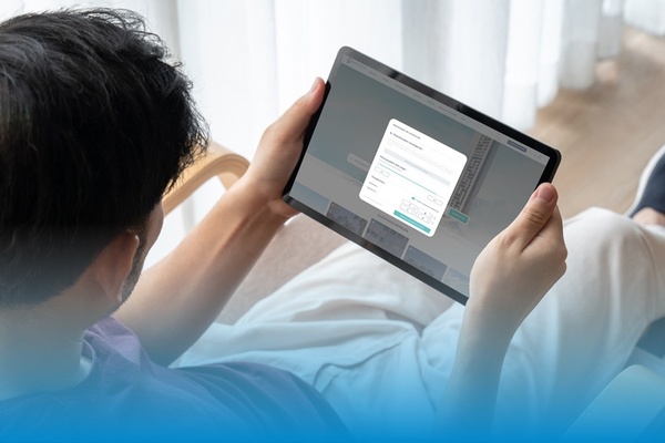 la página de inicio de la aplicación be casual