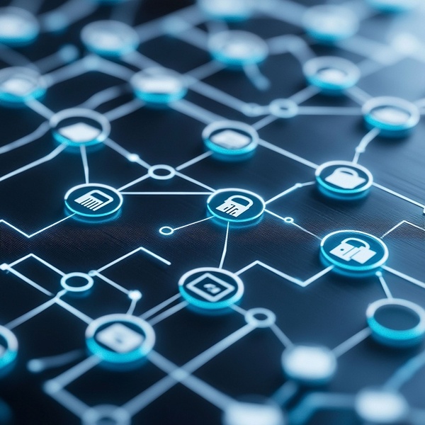 una mujer se sienta en un escritorio frente a una computadora