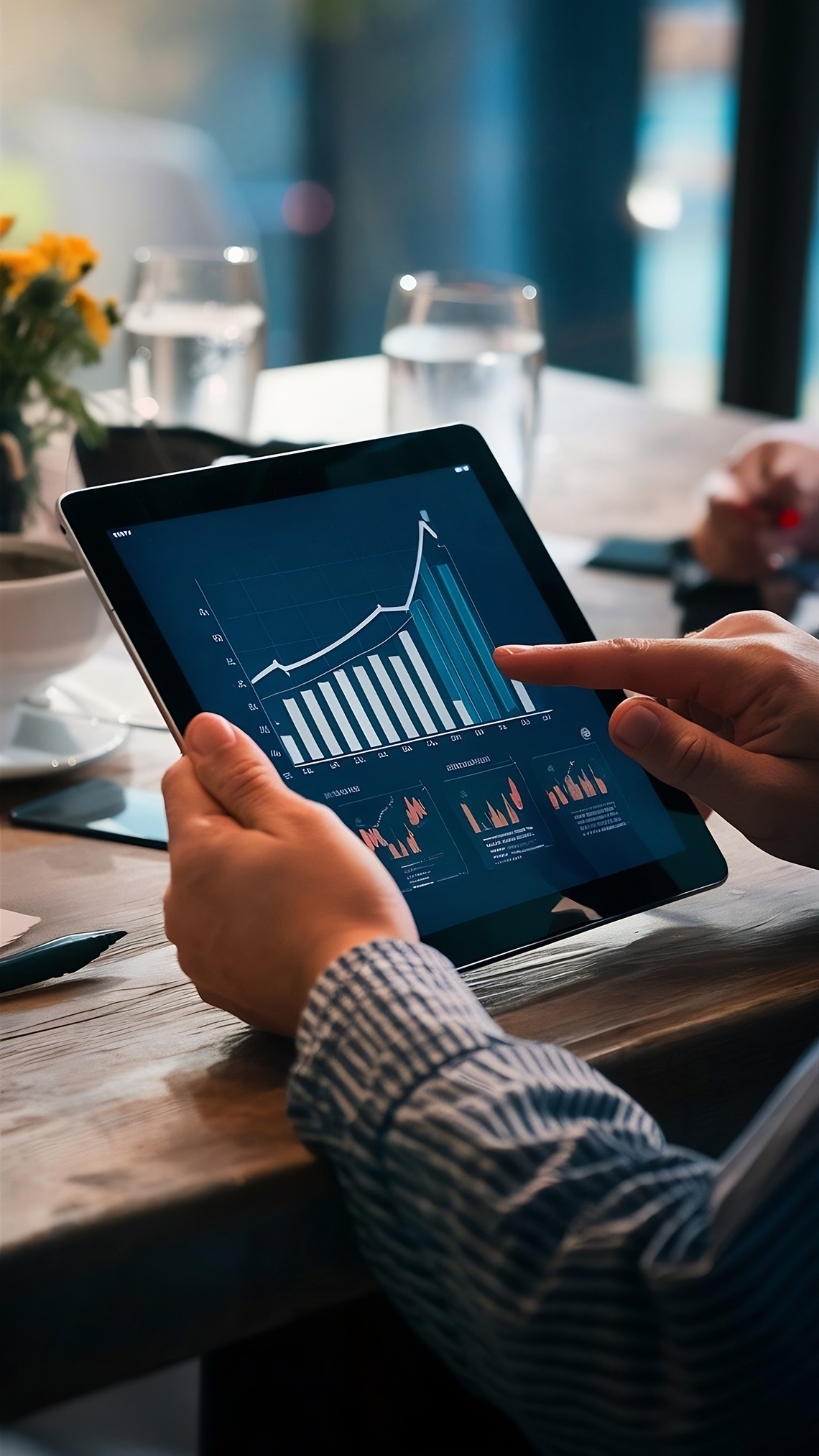 un hombre con auriculares está sonriendo y mirando a la cámara