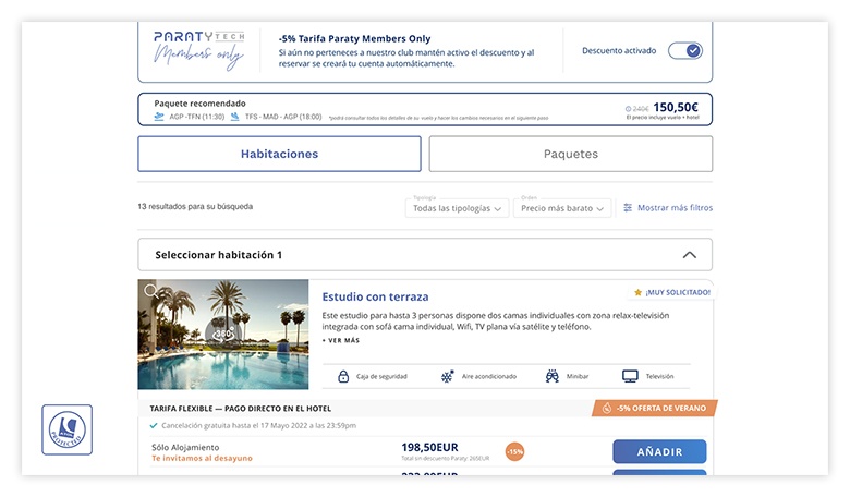 una computadora portátil está abierta y muestra un calendario de precios