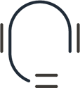 a pair of black headphones with a microphone attached to them