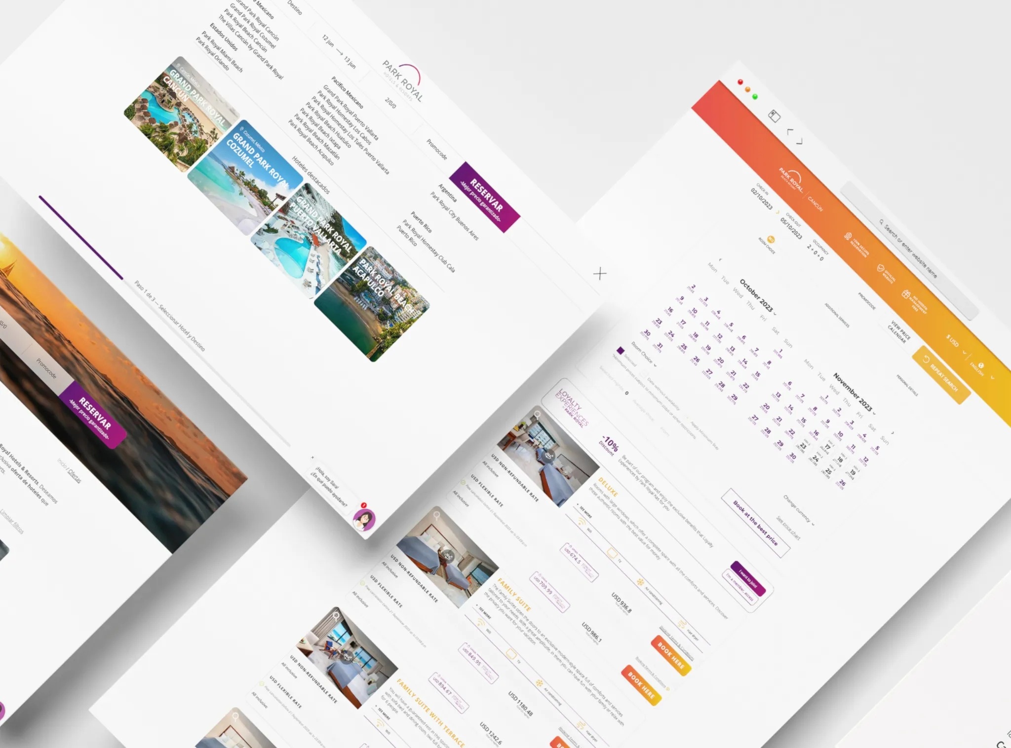 una computadora portátil está abierta y muestra un calendario de precios
