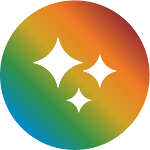 un icono de un auricular en un círculo azul .