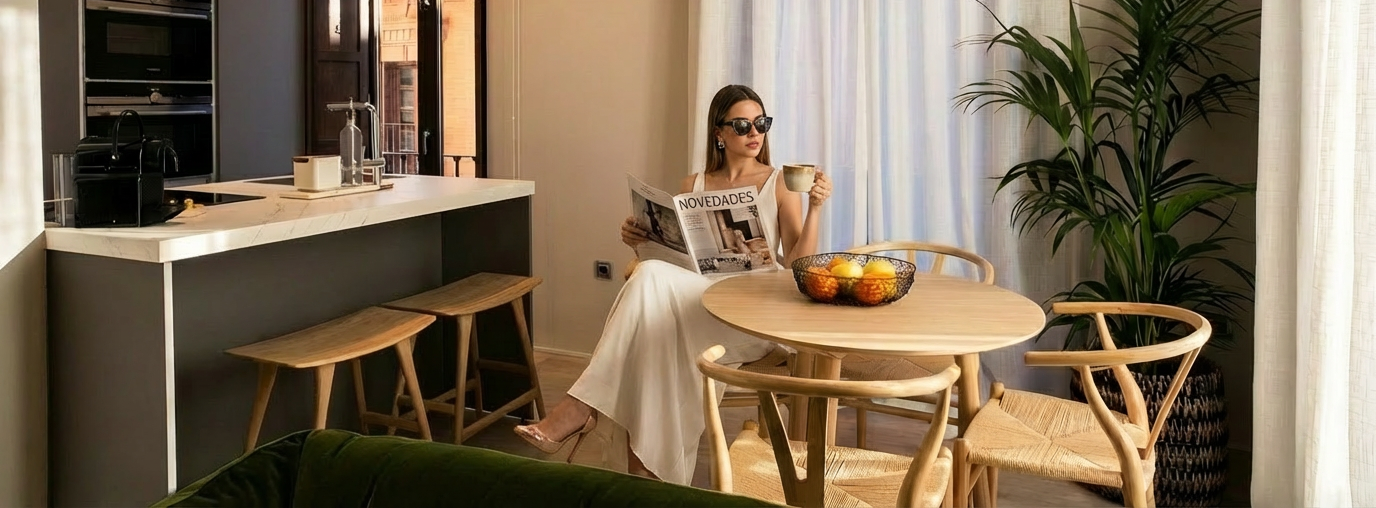 dos mujeres se toman un selfie en las escaleras