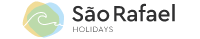 sao rafael holidays logo on a black background