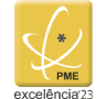 a yellow square with pme written on it