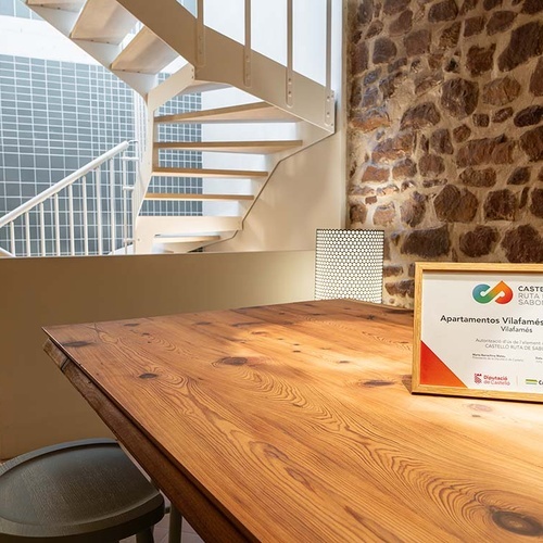 Apartamentos Vilafames Antic Palau: rustic charm, certified.