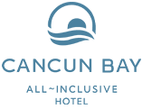un logotipo para un hotel de todo incluido en cancun bay