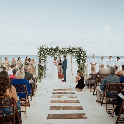 Ceremonia en la playa