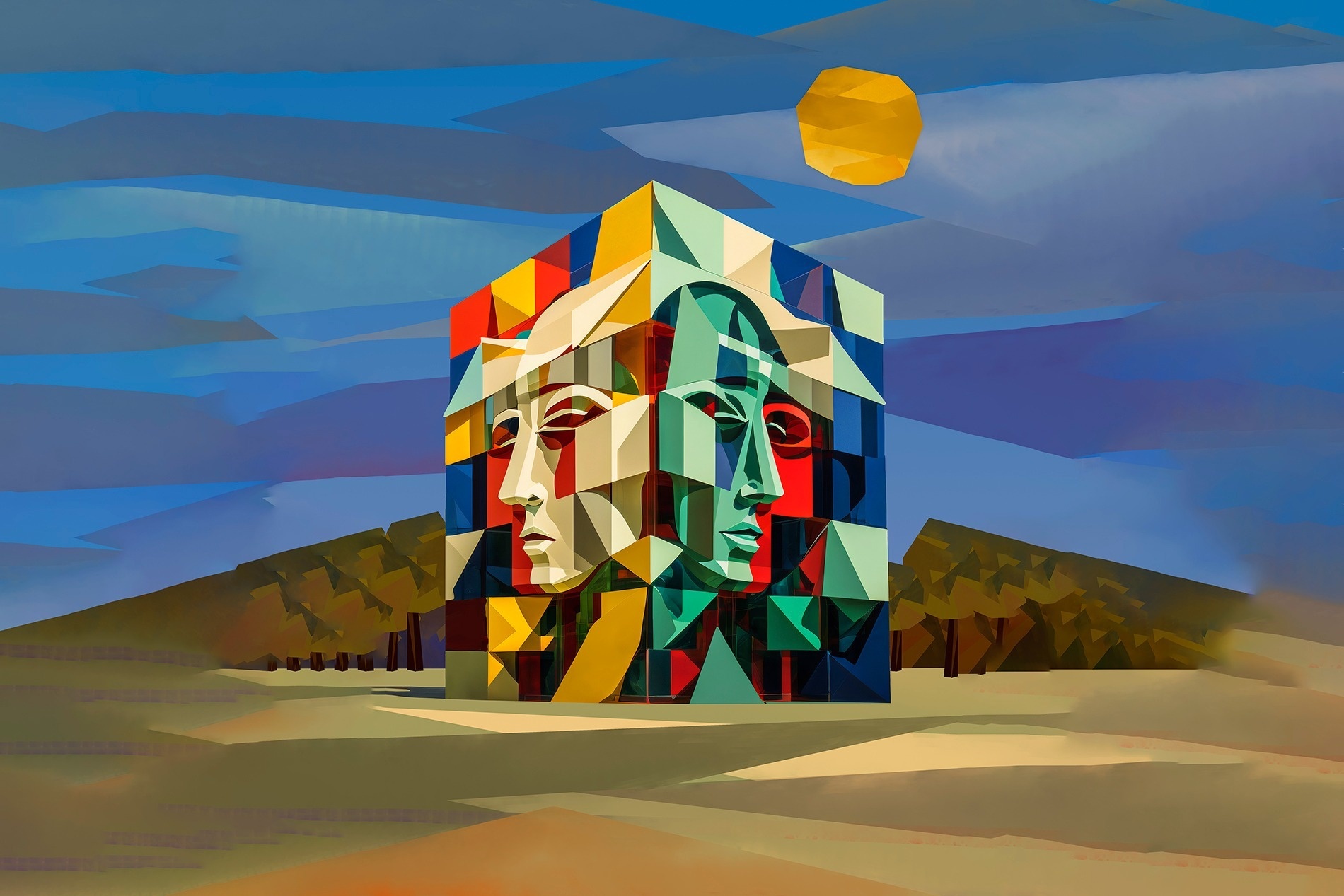 Exhibition about cubism in Museo Carmen Thyssen