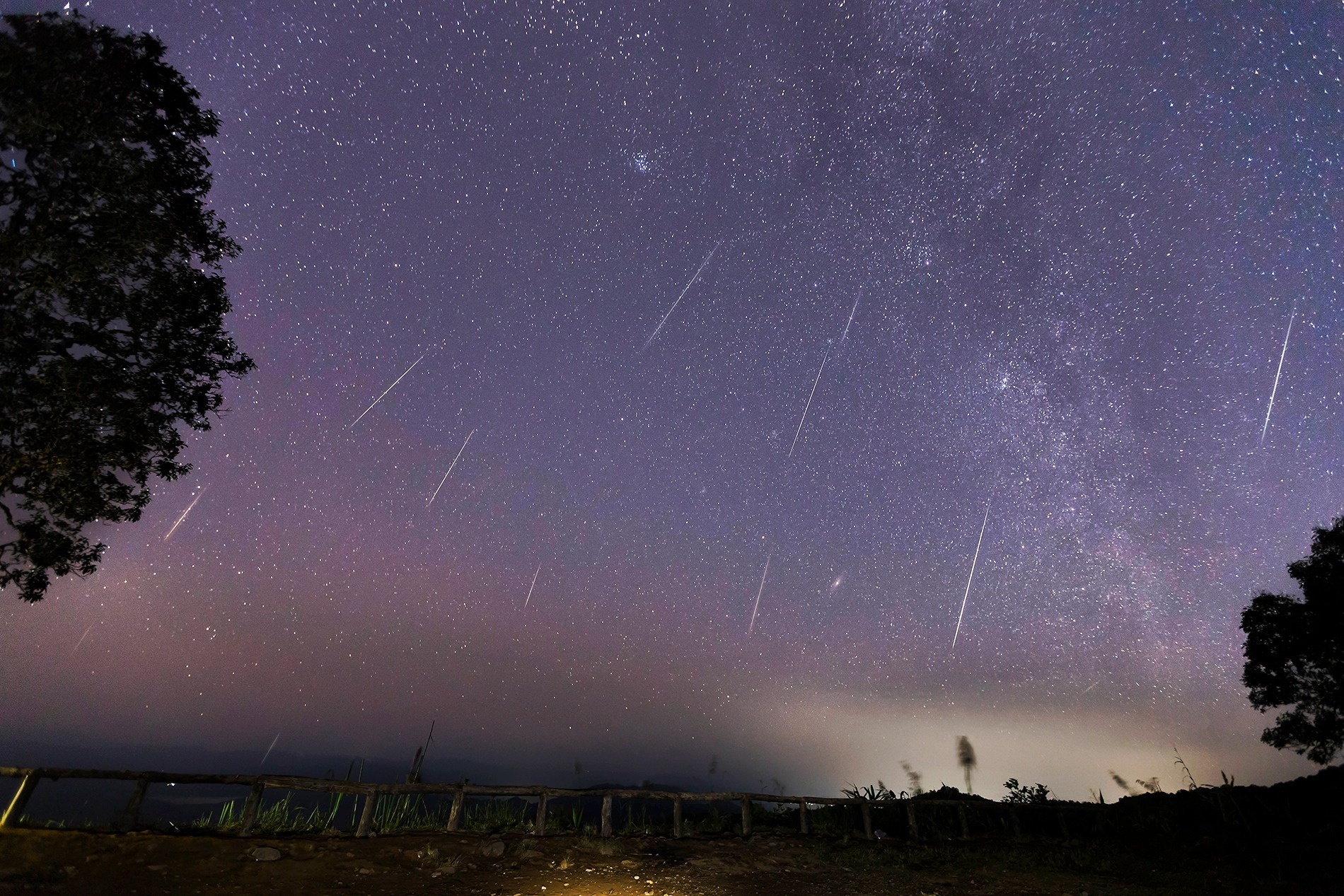 Perseid meteor shower