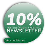 un círculo verde que dice suscribete a nuestra newsletter y ver condiciones