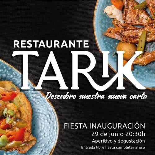 Restaurante Tarik en Qhotels: Zahara Beach & SPA. Inauguración de fiesta con aperitivo y degustación.