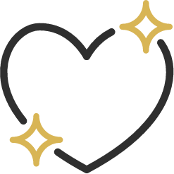 Corazón brillando, ideal para estancias NEXTA: Corporativa.